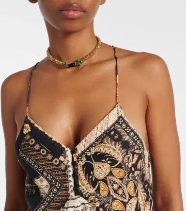 Marant Etoile Sabbage printed cotton midi dress | Thumbnail 5 Marant Etoile Sabbage printed cotton midi dress | Thumbnail 5