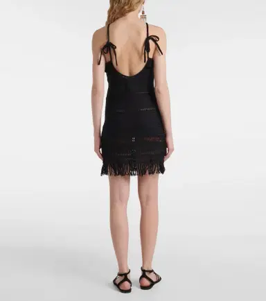 Marant Etoile Araliage macramé cotton minidress | Thumbnail 4 Marant Etoile Araliage macramé cotton minidress | Thumbnail 4