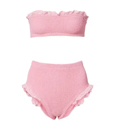 Hunza G Peggy ruffled bikini | Thumbnail 1 Hunza G Peggy ruffled bikini | Thumbnail 1