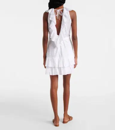 Melissa Odabash Molly open-back cotton wrap dress | Thumbnail 5 Melissa Odabash Molly open-back cotton wrap dress | Thumbnail 5