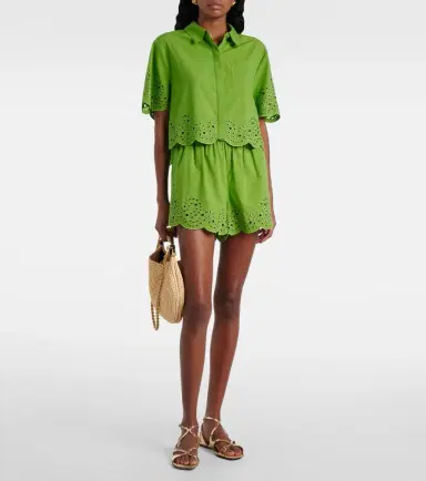 Simkhai Amelie broderie anglaise shorts | Thumbnail 4 Simkhai Amelie broderie anglaise shorts | Thumbnail 4