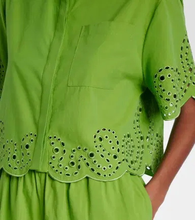 Simkhai Keyla broderie anglaise top | Thumbnail 5 Simkhai Keyla broderie anglaise top | Thumbnail 5