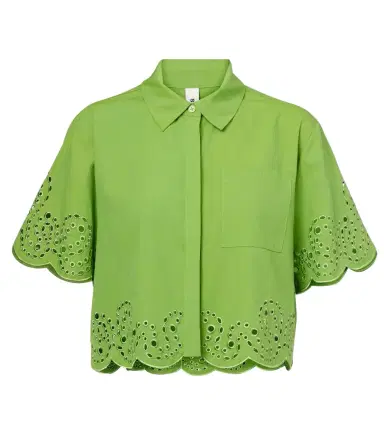 Simkhai Keyla broderie anglaise top | Thumbnail 1 Simkhai Keyla broderie anglaise top | Thumbnail 1