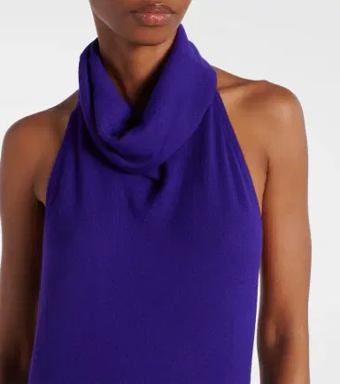 Tom Ford Halterneck cashmere-blend gown | Thumbnail 2 Tom Ford Halterneck cashmere-blend gown | Thumbnail 2