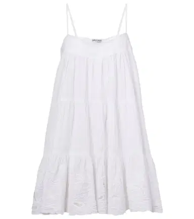 JULIET DUNN Embroidered cotton poplin slip dress | Thumbnail 1 JULIET DUNN Embroidered cotton poplin slip dress | Thumbnail 1