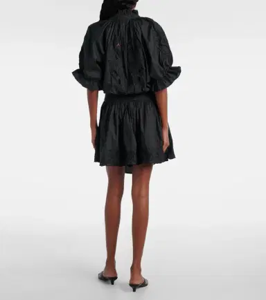 JULIET DUNN Embroidered cotton poplin minidress | Thumbnail 5 JULIET DUNN Embroidered cotton poplin minidress | Thumbnail 5