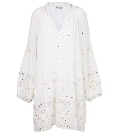 JULIET DUNN Embroidered cotton minidress | Thumbnail 1 JULIET DUNN Embroidered cotton minidress | Thumbnail 1