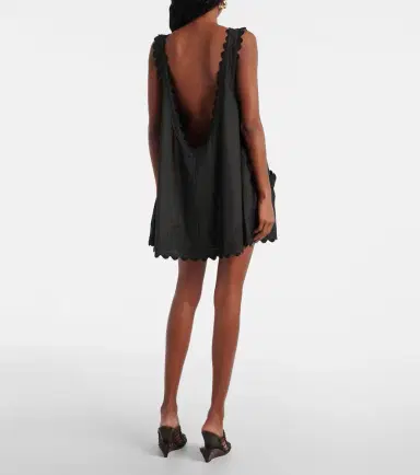 JULIET DUNN Embroidered cotton poplin minidress | Thumbnail 3 JULIET DUNN Embroidered cotton poplin minidress | Thumbnail 3