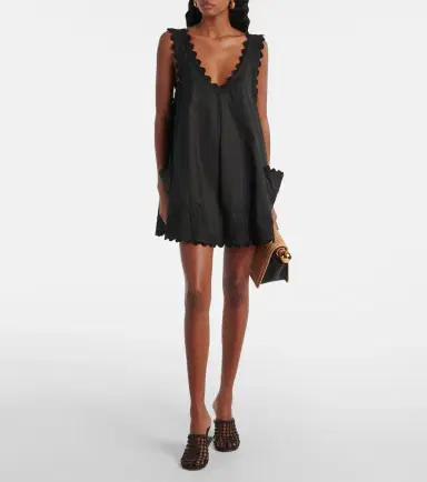 JULIET DUNN Embroidered cotton poplin minidress | Thumbnail 4 JULIET DUNN Embroidered cotton poplin minidress | Thumbnail 4