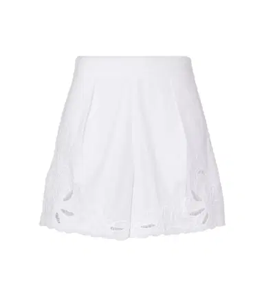 JULIET DUNN Embroidered cotton poplin shorts | Thumbnail 1 JULIET DUNN Embroidered cotton poplin shorts | Thumbnail 1