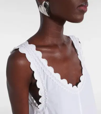 JULIET DUNN Embroidered cotton poplin minidress | Thumbnail 2 JULIET DUNN Embroidered cotton poplin minidress | Thumbnail 2