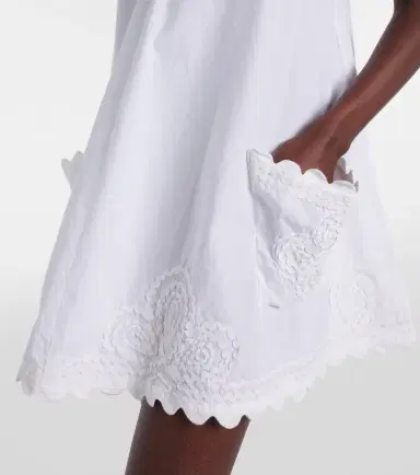 JULIET DUNN Embroidered cotton poplin minidress | Thumbnail 5 JULIET DUNN Embroidered cotton poplin minidress | Thumbnail 5