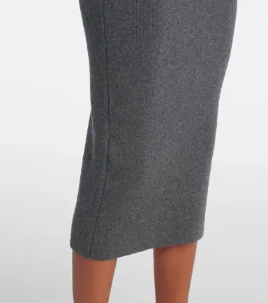Tom Ford Cashmere and cotton-blend midi skirt | Thumbnail 3 Tom Ford Cashmere and cotton-blend midi skirt | Thumbnail 3