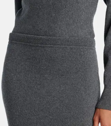 Tom Ford Cashmere and cotton-blend midi skirt | Thumbnail 4 Tom Ford Cashmere and cotton-blend midi skirt | Thumbnail 4