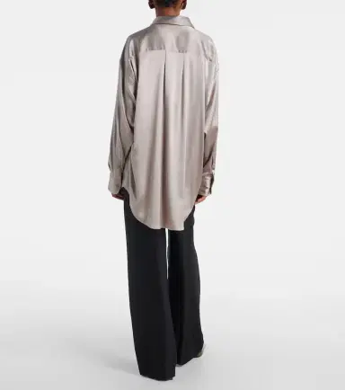 Tom Ford Silk-blend satin shirt | Thumbnail 2 Tom Ford Silk-blend satin shirt | Thumbnail 2