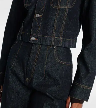Victoria Beckham Cropped denim jacket | Thumbnail 5 Victoria Beckham Cropped denim jacket | Thumbnail 5