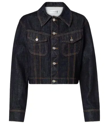 Victoria Beckham Cropped denim jacket | Thumbnail 1 Victoria Beckham Cropped denim jacket | Thumbnail 1
