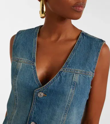 Victoria Beckham Denim vest | Thumbnail 2 Victoria Beckham Denim vest | Thumbnail 2