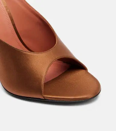 Amina Muaddi Anok 105 satin mules | Thumbnail 4 Amina Muaddi Anok 105 satin mules | Thumbnail 4