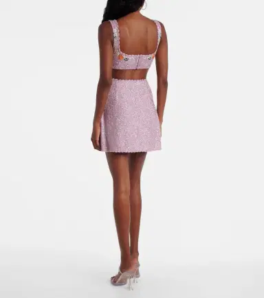 Clio Peppiatt Marina embellished crop top | Thumbnail 4 Clio Peppiatt Marina embellished crop top | Thumbnail 4