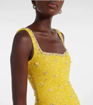 Clio Peppiatt Crystal embellished minidress | Thumbnail 5 Clio Peppiatt Crystal embellished minidress | Thumbnail 5