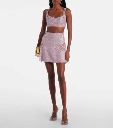 Clio Peppiatt Marina embellished miniskirt | Thumbnail 3 Clio Peppiatt Marina embellished miniskirt | Thumbnail 3