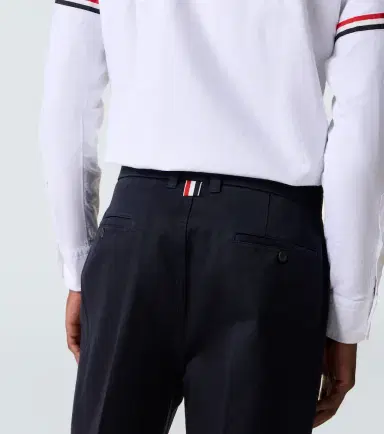 Thom Browne Cotton twill straight pants | Thumbnail 2 Thom Browne Cotton twill straight pants | Thumbnail 2