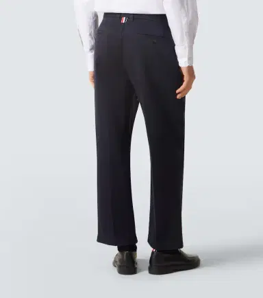 Thom Browne Cotton twill straight pants | Thumbnail 3 Thom Browne Cotton twill straight pants | Thumbnail 3