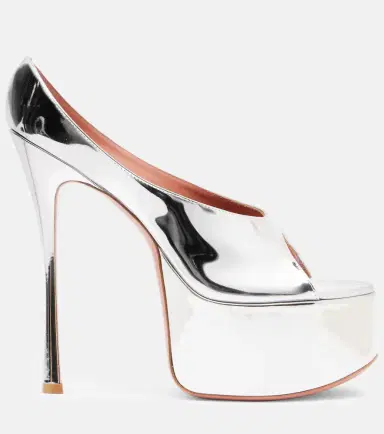 Amina Muaddi Anok 155 patent leather platform pumps | Thumbnail 4 Amina Muaddi Anok 155 patent leather platform pumps | Thumbnail 4