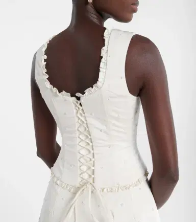 Clio Peppiatt Camelia embellished corset | Thumbnail 4 Clio Peppiatt Camelia embellished corset | Thumbnail 4