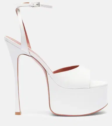 Amina Muaddi Aya 155 patent leather platform sandals | Thumbnail 3 Amina Muaddi Aya 155 patent leather platform sandals | Thumbnail 3