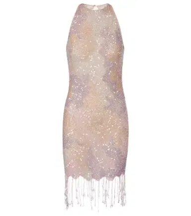 Clio Peppiatt Fringed sequined minidress | Thumbnail 1 Clio Peppiatt Fringed sequined minidress | Thumbnail 1