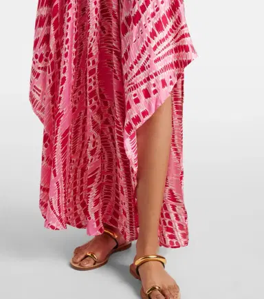 Poupette St Barth Mabelle printed satin midi dress | Thumbnail 2 Poupette St Barth Mabelle printed satin midi dress | Thumbnail 2