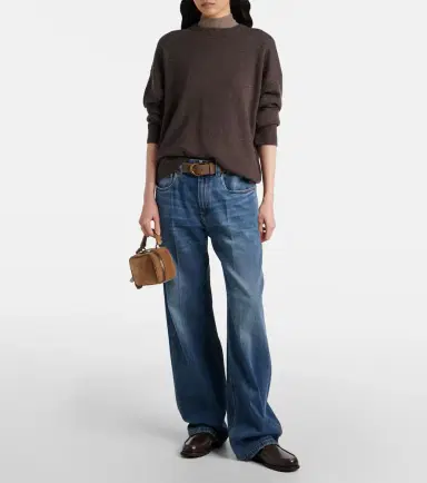 Brunello Cucinelli Low-rise straight jeans | Thumbnail 2 Brunello Cucinelli Low-rise straight jeans | Thumbnail 2