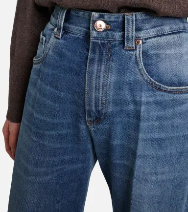 Brunello Cucinelli Low-rise straight jeans | Thumbnail 3 Brunello Cucinelli Low-rise straight jeans | Thumbnail 3