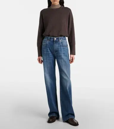 Brunello Cucinelli Low-rise straight jeans | Thumbnail 4 Brunello Cucinelli Low-rise straight jeans | Thumbnail 4