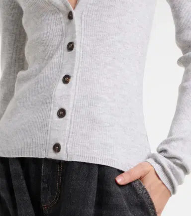 Brunello Cucinelli Ribbed-knit cardigan | Thumbnail 5 Brunello Cucinelli Ribbed-knit cardigan | Thumbnail 5