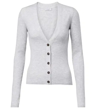 Brunello Cucinelli Ribbed-knit cardigan | Thumbnail 1 Brunello Cucinelli Ribbed-knit cardigan | Thumbnail 1