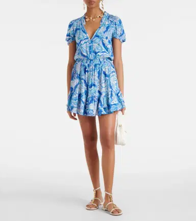 Poupette St Barth Bibi floral minidress | Thumbnail 2 Poupette St Barth Bibi floral minidress | Thumbnail 2