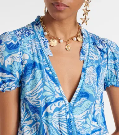 Poupette St Barth Bibi floral minidress | Thumbnail 5 Poupette St Barth Bibi floral minidress | Thumbnail 5