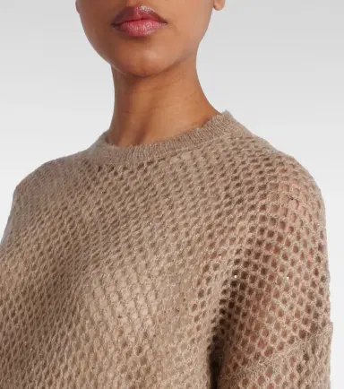 Brunello Cucinelli Belted knitted midi dress | Thumbnail 5 Brunello Cucinelli Belted knitted midi dress | Thumbnail 5