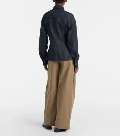 Brunello Cucinelli Bow-tie cotton blouse | Thumbnail 6 Brunello Cucinelli Bow-tie cotton blouse | Thumbnail 6