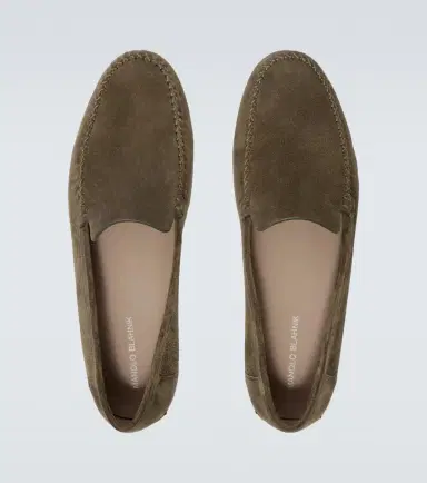 Manolo Blahnik Alder suede loafers | Thumbnail 4 Manolo Blahnik Alder suede loafers | Thumbnail 4