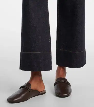 Brunello Cucinelli High-rise wide-leg jeans | Thumbnail 7 Brunello Cucinelli High-rise wide-leg jeans | Thumbnail 7