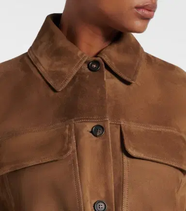 Brunello Cucinelli Belted suede field jacket | Thumbnail 2 Brunello Cucinelli Belted suede field jacket | Thumbnail 2