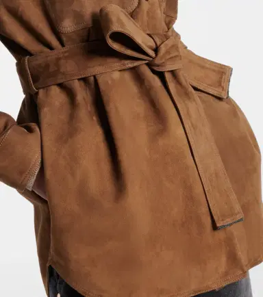 Brunello Cucinelli Belted suede field jacket | Thumbnail 5 Brunello Cucinelli Belted suede field jacket | Thumbnail 5