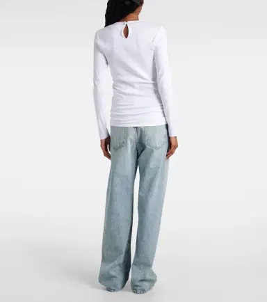 Brunello Cucinelli Cotton-blend top | Thumbnail 6 Brunello Cucinelli Cotton-blend top | Thumbnail 6