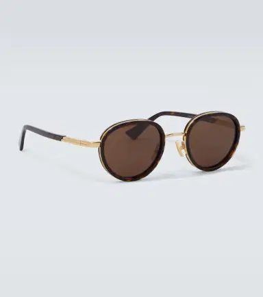 Bottega Veneta Forte Panthos round sunglasses | Thumbnail 3 Bottega Veneta Forte Panthos round sunglasses | Thumbnail 3