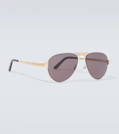 Cartier Eyewear Collection Santos De Cartier aviator sunglasses | Thumbnail 3 Cartier Eyewear Collection Santos De Cartier aviator sunglasses | Thumbnail 3