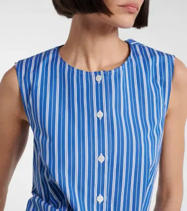 Patou Striped cotton shirt dress | Thumbnail 2 Patou Striped cotton shirt dress | Thumbnail 2